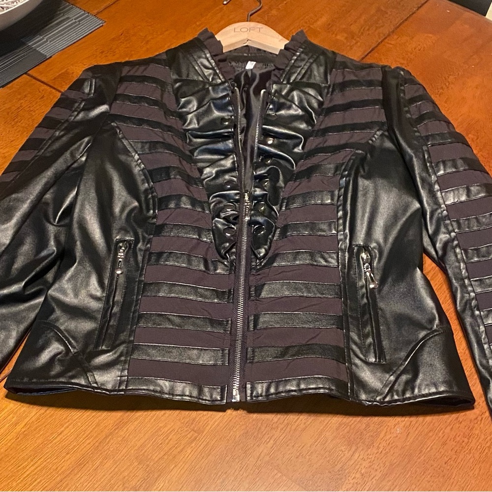 Faux Leather Jacket